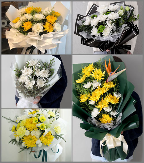 山东青岛胶州市胶西镇匡家屯村白事花束代送